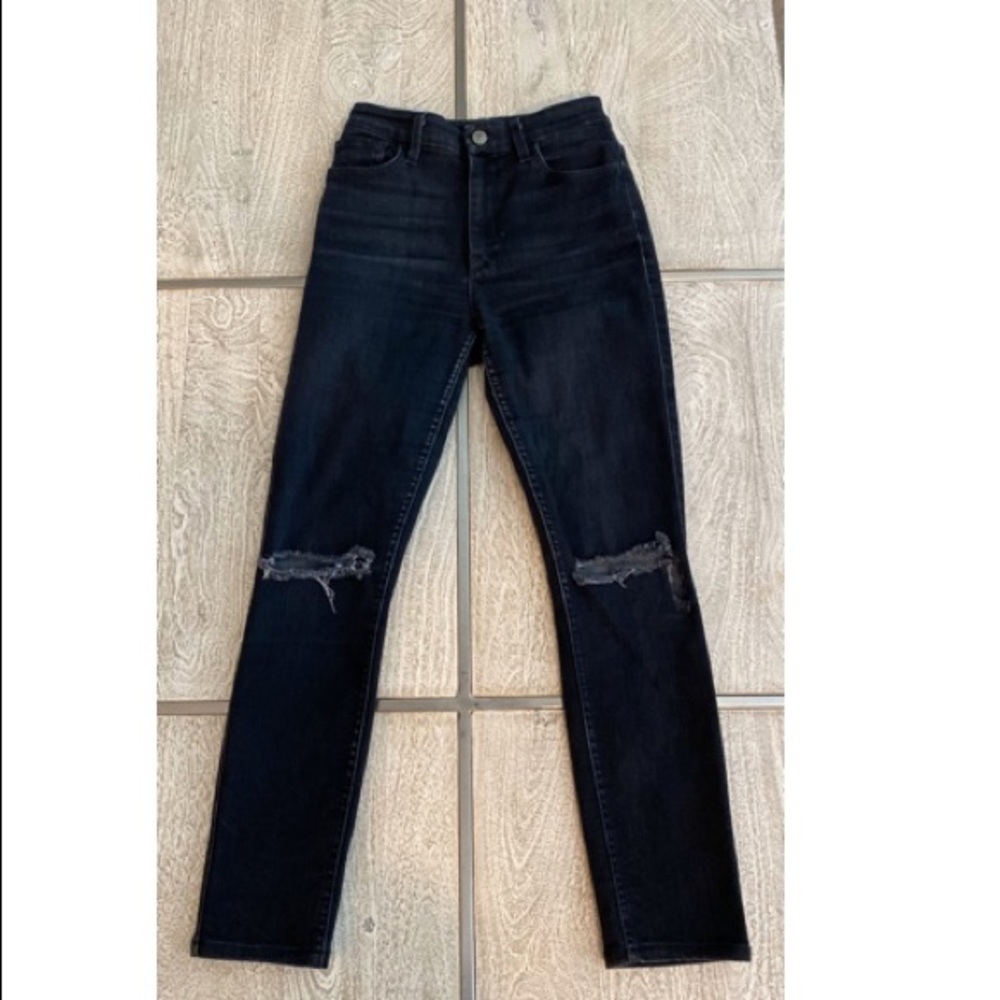 7 For For Mankind Women’s Black Skinny Jeans